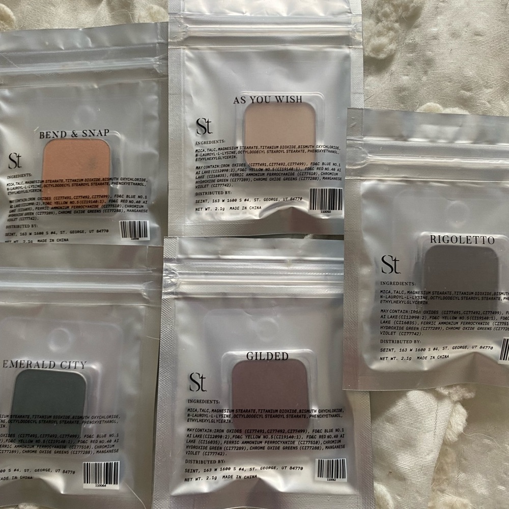 Seint Makeup Bundle | Swatched but never used on eyes or face